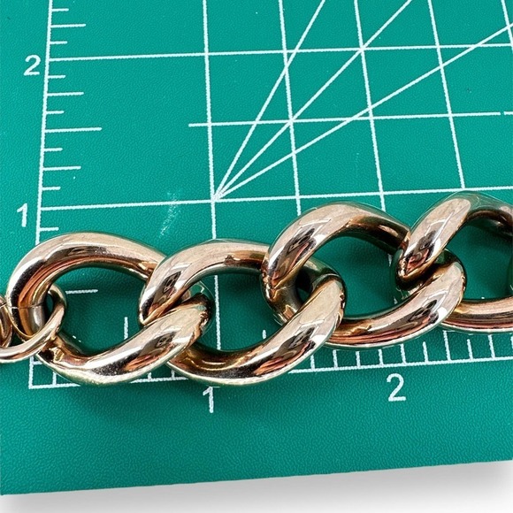 Steel Time Stainless Steel Chain Link Bracelet 7.5” - Picture 6 of 6